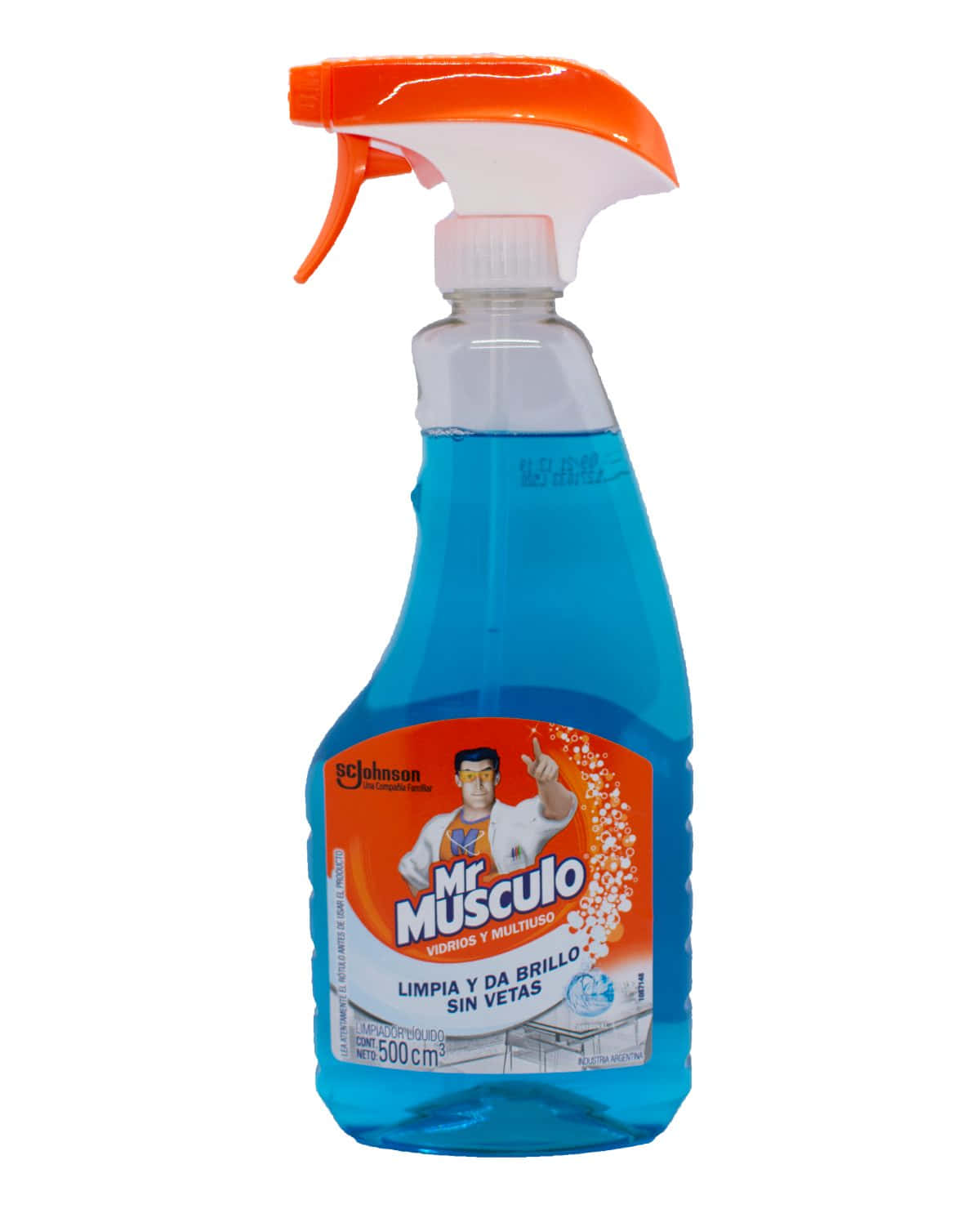Limpiador Liquido Mr Musculo Vidrios 500 Cm3
